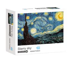 VADELL - Puzzle 1000 piezas Arte Noche estrellada Van Gogh