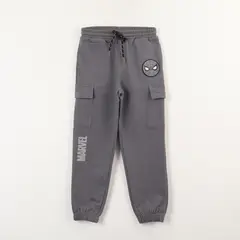 MARVEL - Pantalon De Buzo Niño Spiderman Logo Head Gris