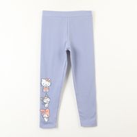 Calza Niña Personajes Gris