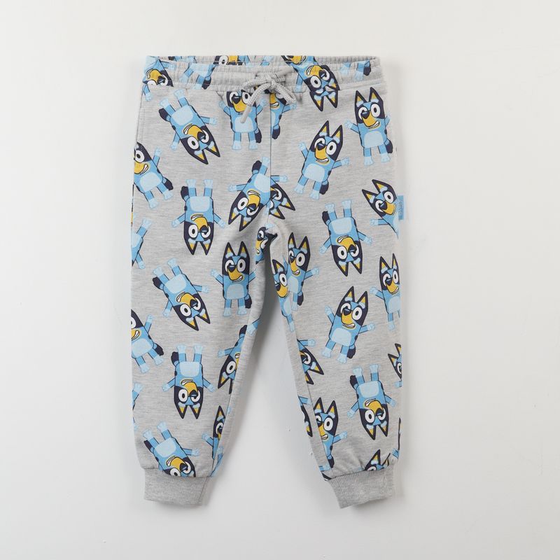 BLUEY - Pantalon De Buzo Niña Siluetas Gris Bluey
