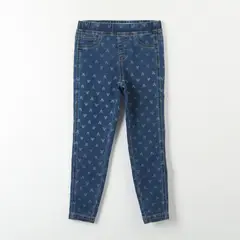 DISNEY - Calza Denim Niña Minnie Corazoncitos Azul