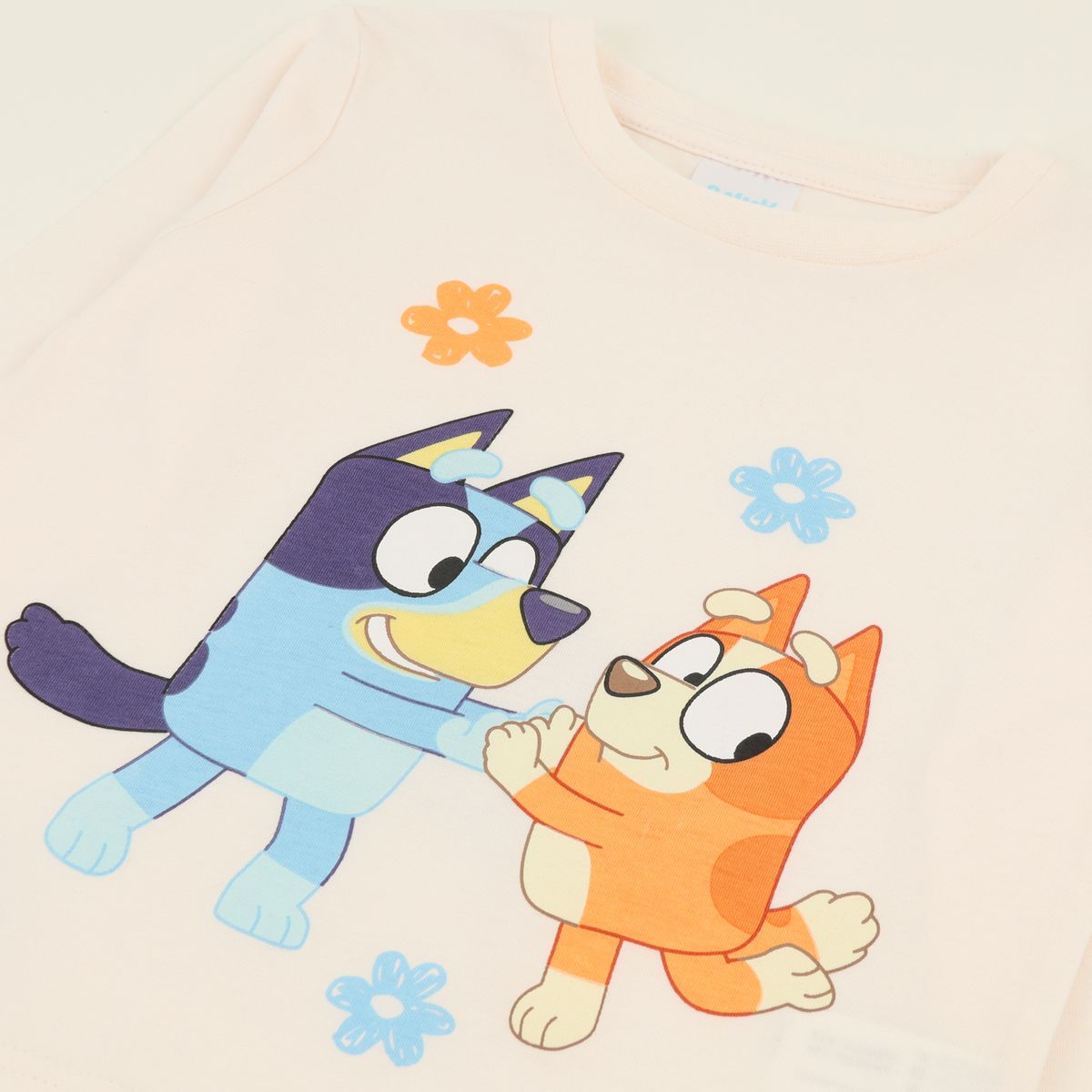 BLUEY - Conjunto Pijama Niña Beige Bingo Y Bluey