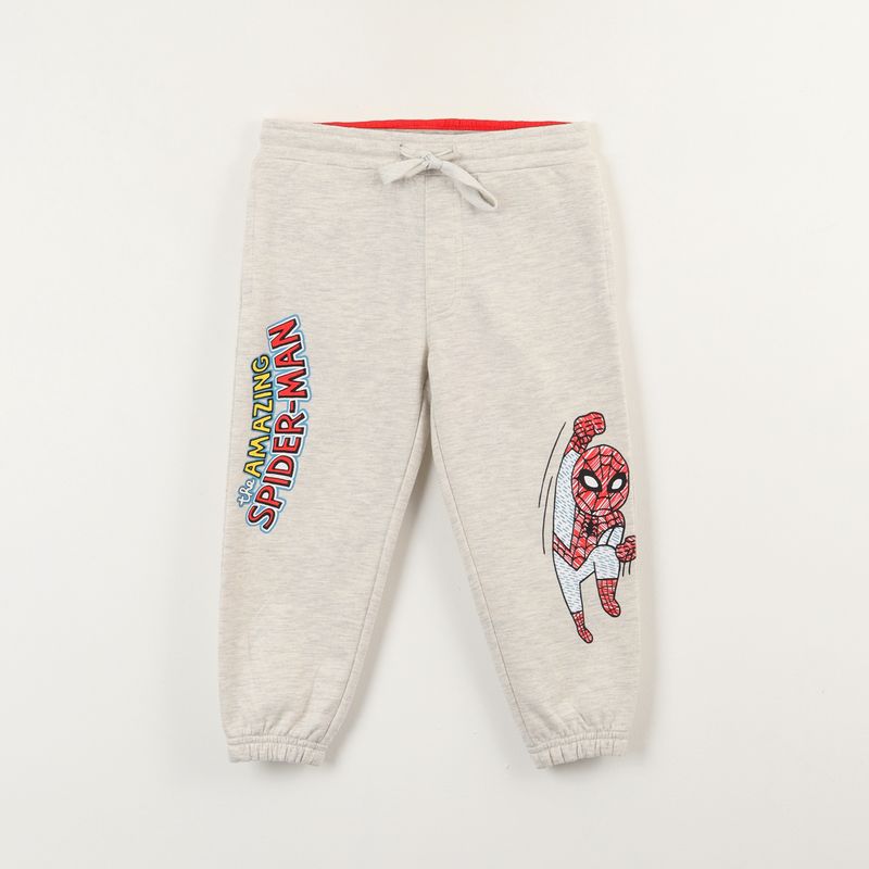 MARVEL - Pantalon De Buzo Niño Spiderman Amazing Gris Marvel