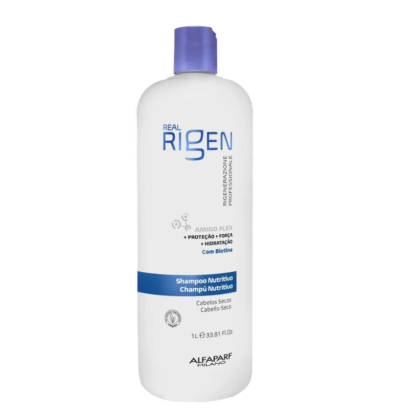 ALFAPARF MILANO - Shampoo Nutritivo Real Rigen Alfaparf profesional 1 litro
