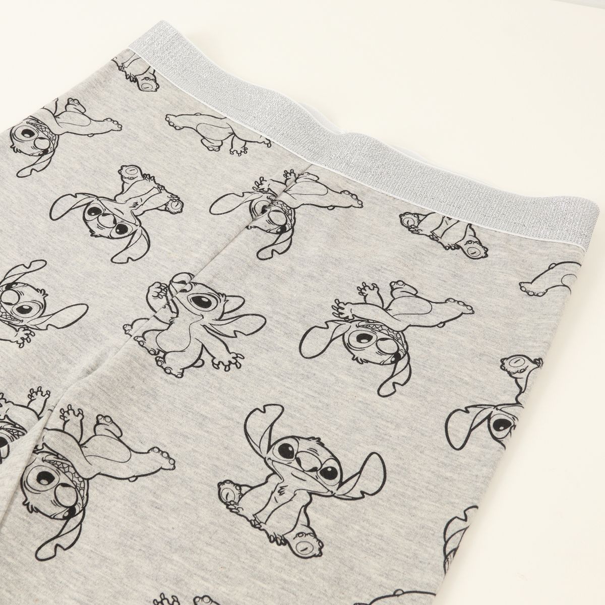 DISNEY - Calza Niña Lilo & Stitch Full Print Gris Disney