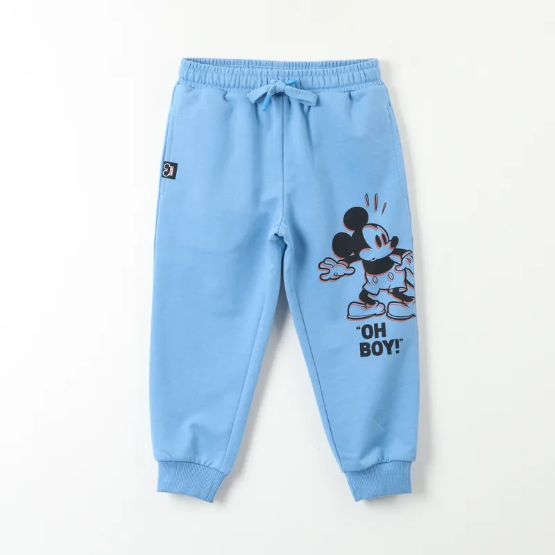 DISNEY - Pantalon De Buzo Niño Mickey Exclamacion Azul Disney