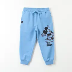DISNEY - Pantalon De Buzo Niño Mickey Exclamacion Azul