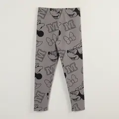 DISNEY - Calza Niña Minnie Print Gris