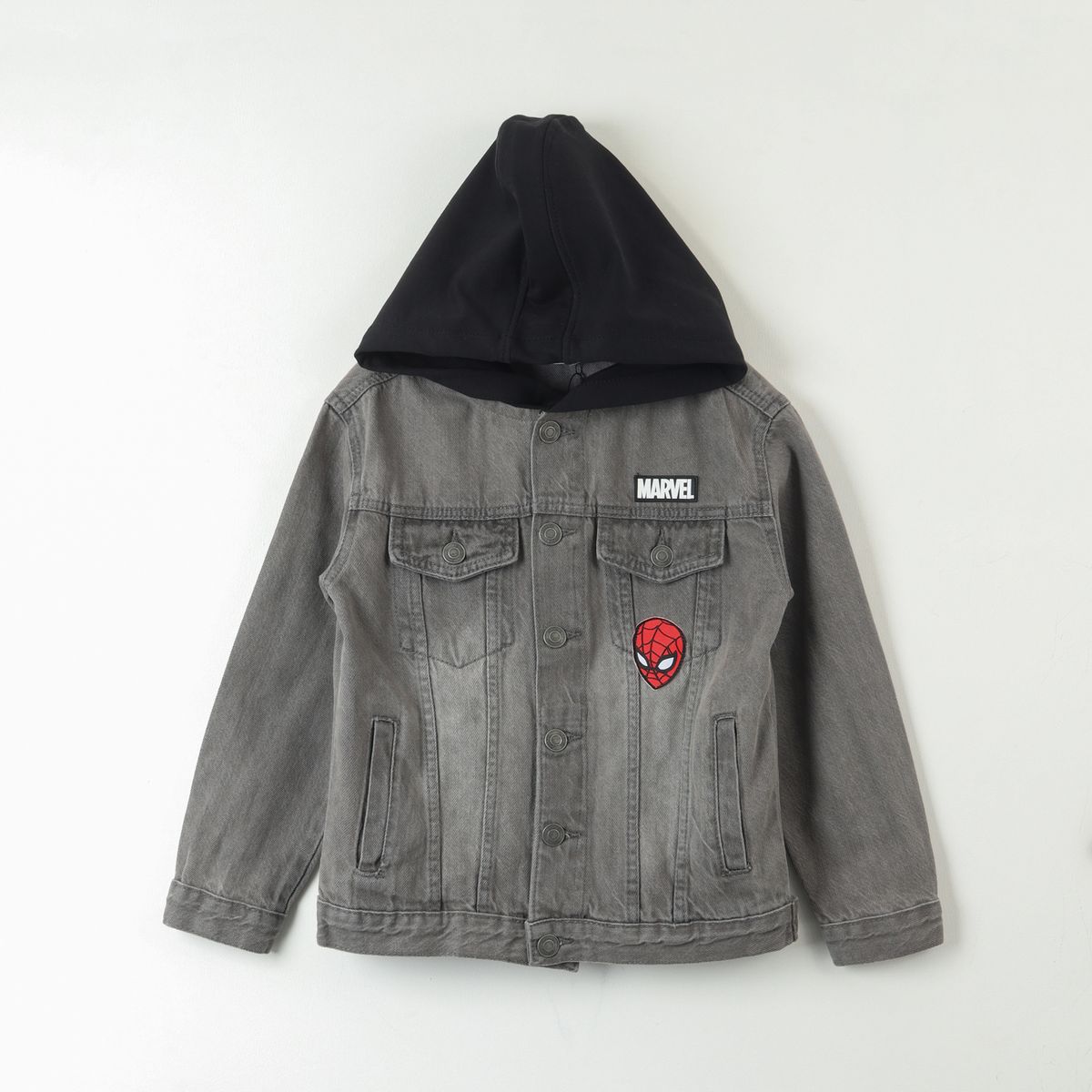 MARVEL - Chaqueta Denim Niño Spiderman Espalda Azul Marvel
