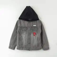 MARVEL - Chaqueta Denim Niño Spiderman Espalda Azul