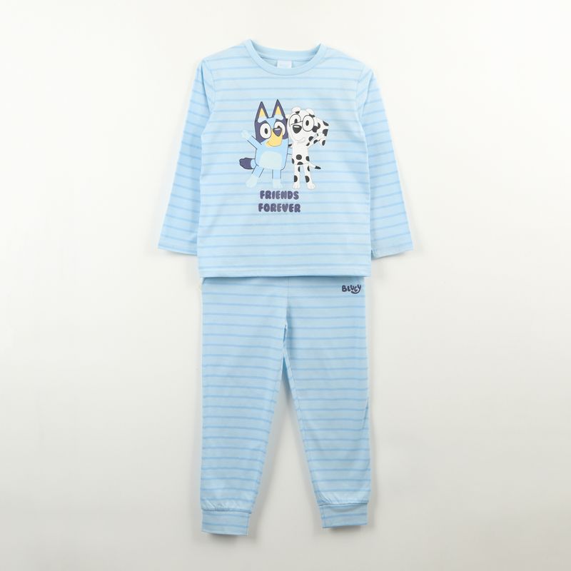 BLUEY - Conjunto Pijama Niño Celeste Chloe Y Bluey