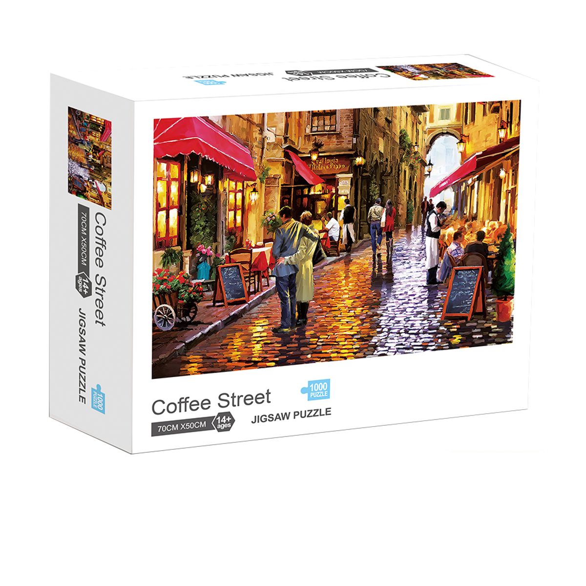 VADELL - Puzzle 1000 piezas Paisaje La calle del Café