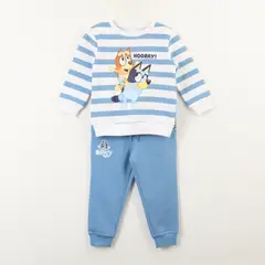 BLUEY - Buzo Niño Rayas Celeste