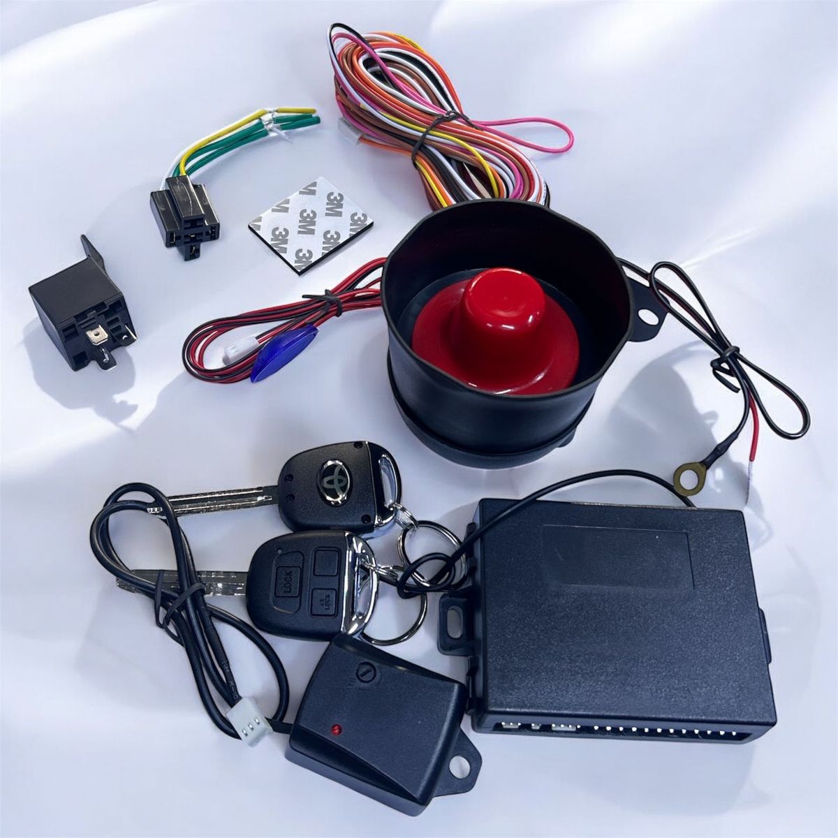 GENERICO - Kit Sistema Alarma Auto Antirobo Seguridad 12v High-tech