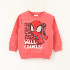 MARVEL - Poleron Cerrado Niño Spidey Crawler Rojo