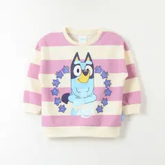 BLUEY - Poleron Cerrado Niña Lilac Blanco