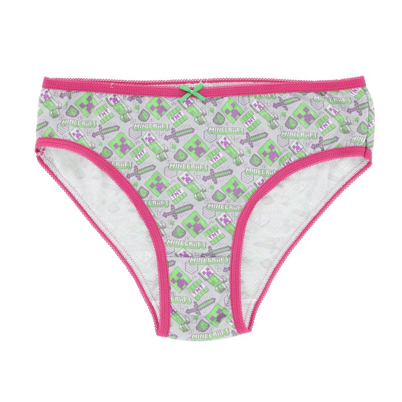 MINECRAFT - Tripack Calzones Niña  Rosado Minecraft
