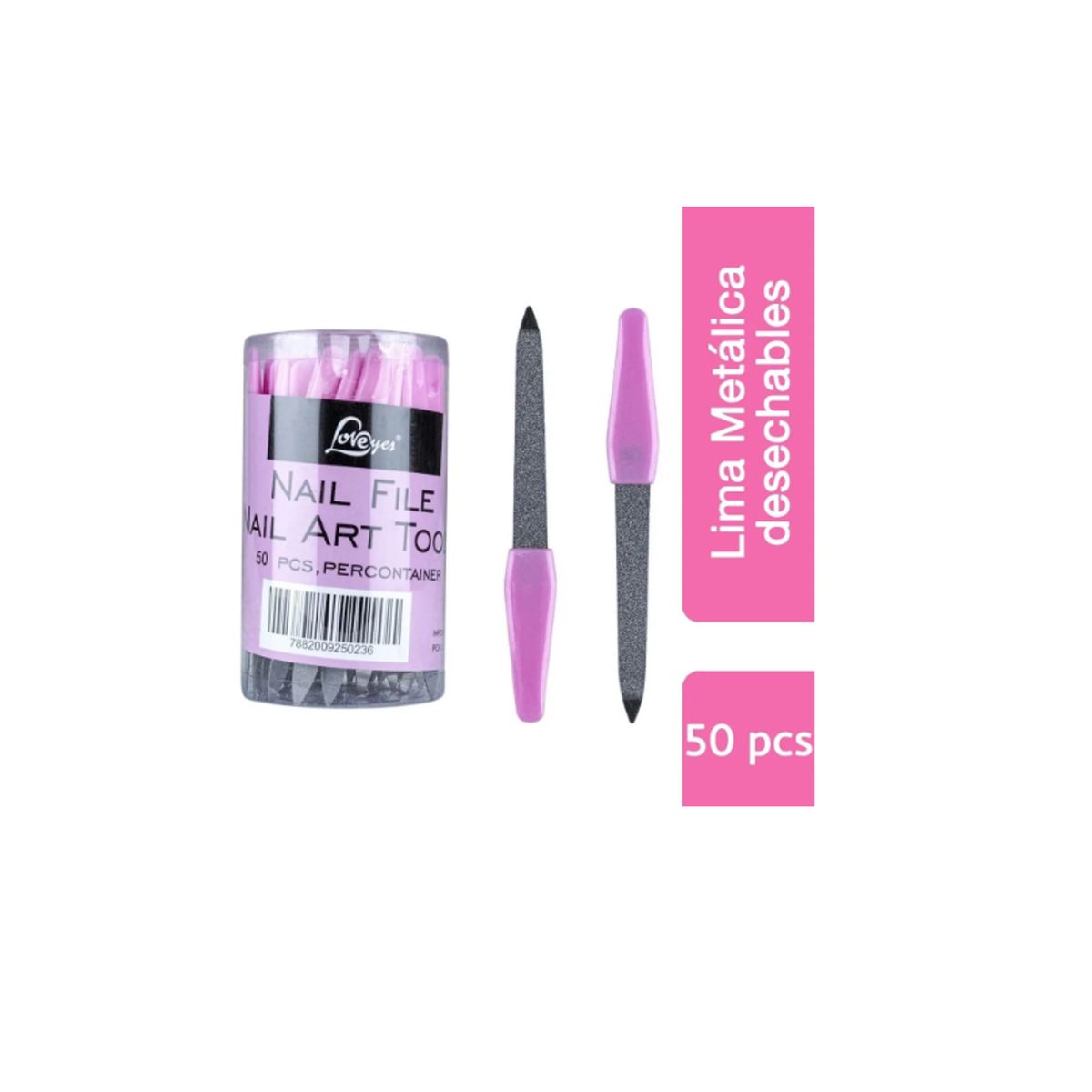 GENERICO - Loveyes® Kit Limas Deschable 50 PCS