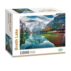 VADELL - Puzzle 1000 piezas Paisaje Lago Braies Italia