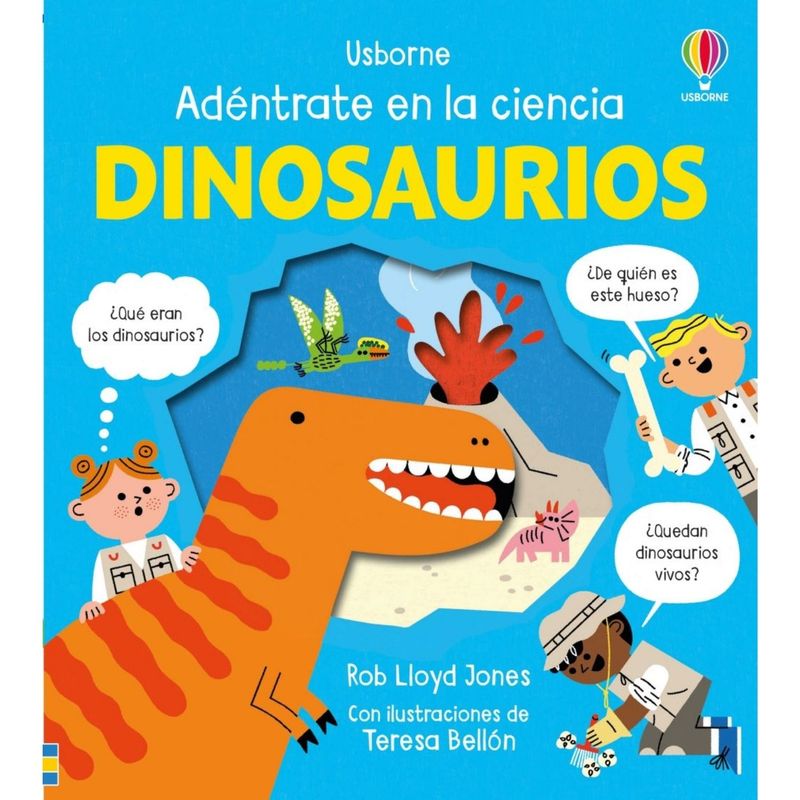 USBORNE - Libro Dinosaurios Adéntrate en la ciencia