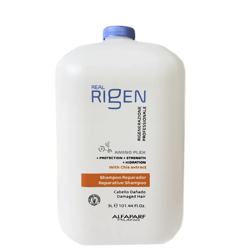ALFAPARF MILANO - Shampoo Reparador Real Rigen Alfaparf profesional 3 litros