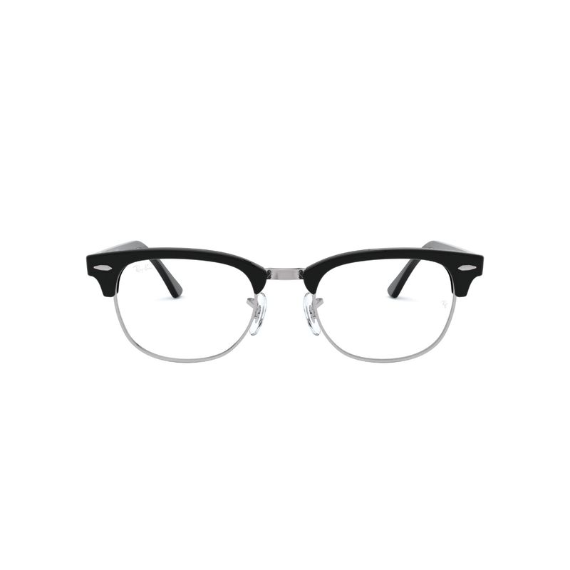 RAY BAN - Lentes Ópticos Clubmaster Negro