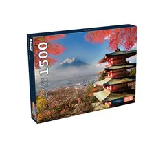 VADELL - Puzzle 1500 piezas Paisaje de Monte Fuji, Japón