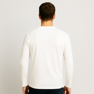 Imagen 2 del producto Polera manga larga cuello polo para hombre algodón premium