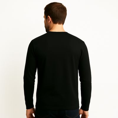 Imagen 2 del producto Polera manga larga cuello polo para hombre algodón premium
