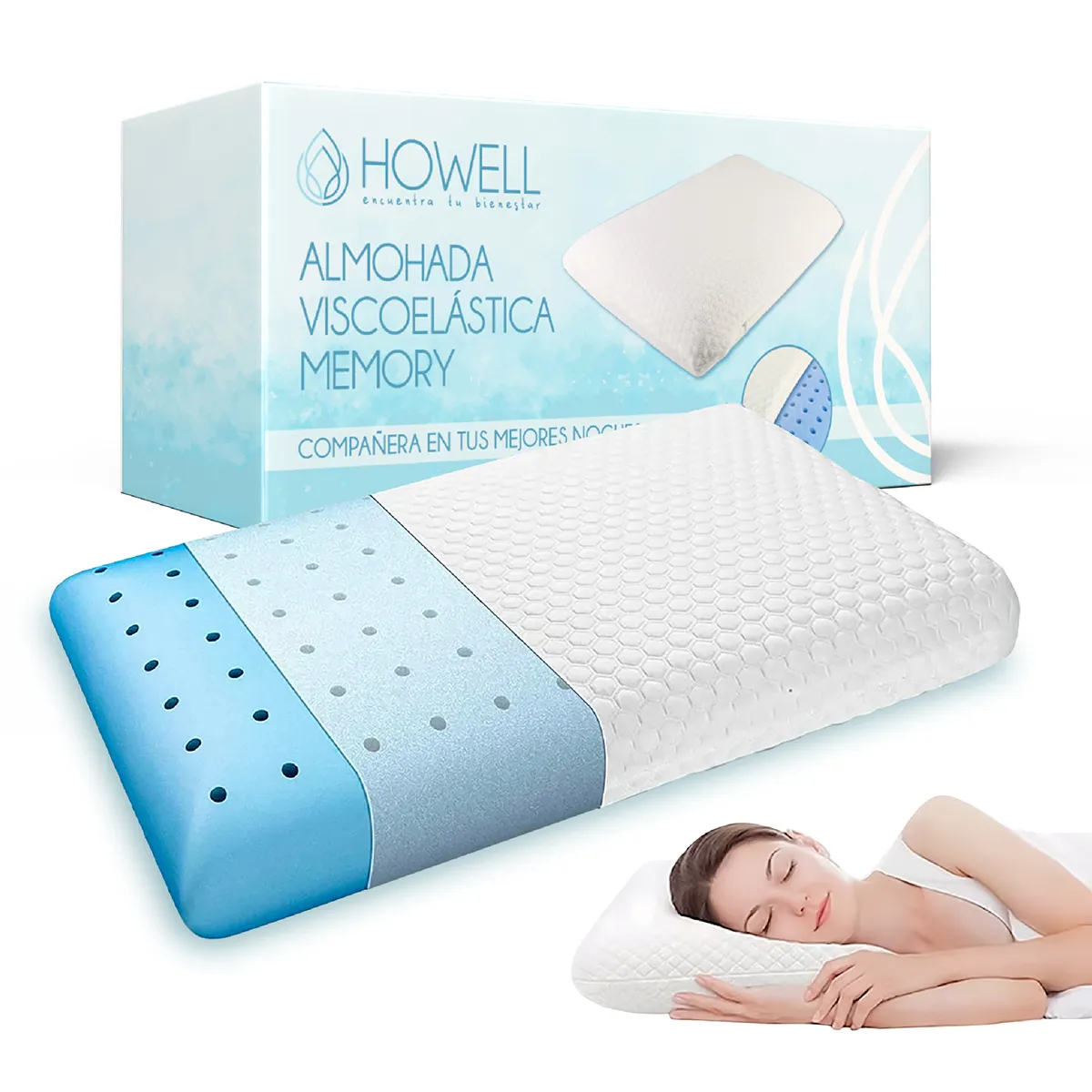 HOWELL - Almohada Cervical Aircell Visco Howell Ortopedica Bambu