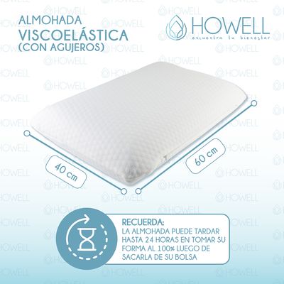 Imagen 2 del producto Almohada Cervical Aircell Visco Ortopedica Bambu