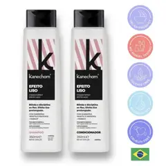 KANECHOM - Pack Shampoo Y Acondicionador Efeito Liso