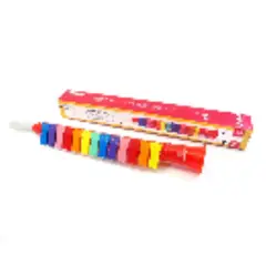 GENERICO - Clarinete Multicolor - 13 Teclas con las Notas + Partituras