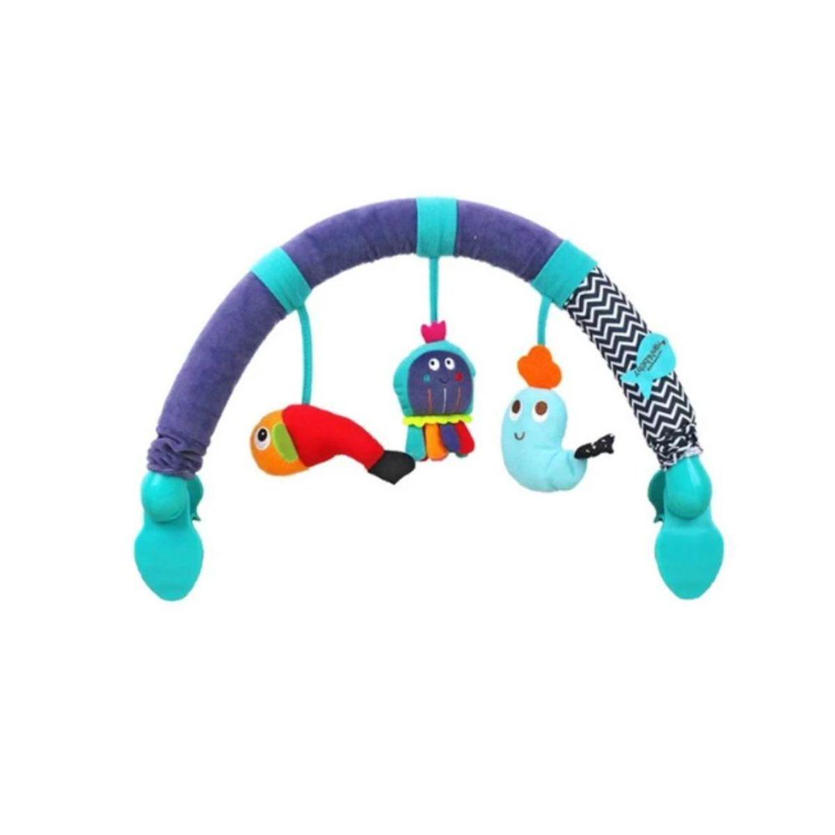 GENERICO - Arco Móvil Sonajero Multiuso Estimulación para Bebe Coche - Verde