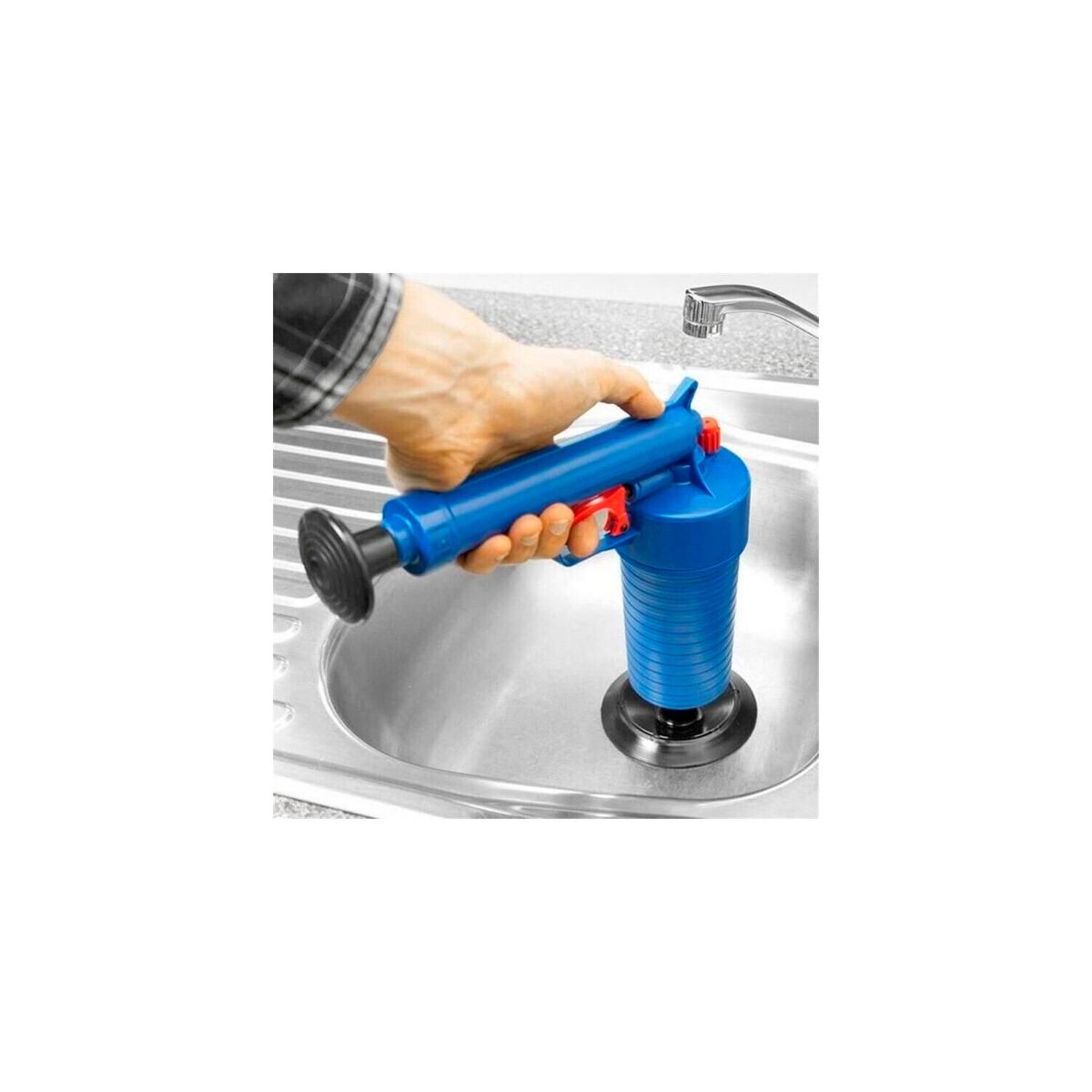 PUNTO STORE - Pistola De Aire A Presión Destapa Cañerías E Inodoros - Ps