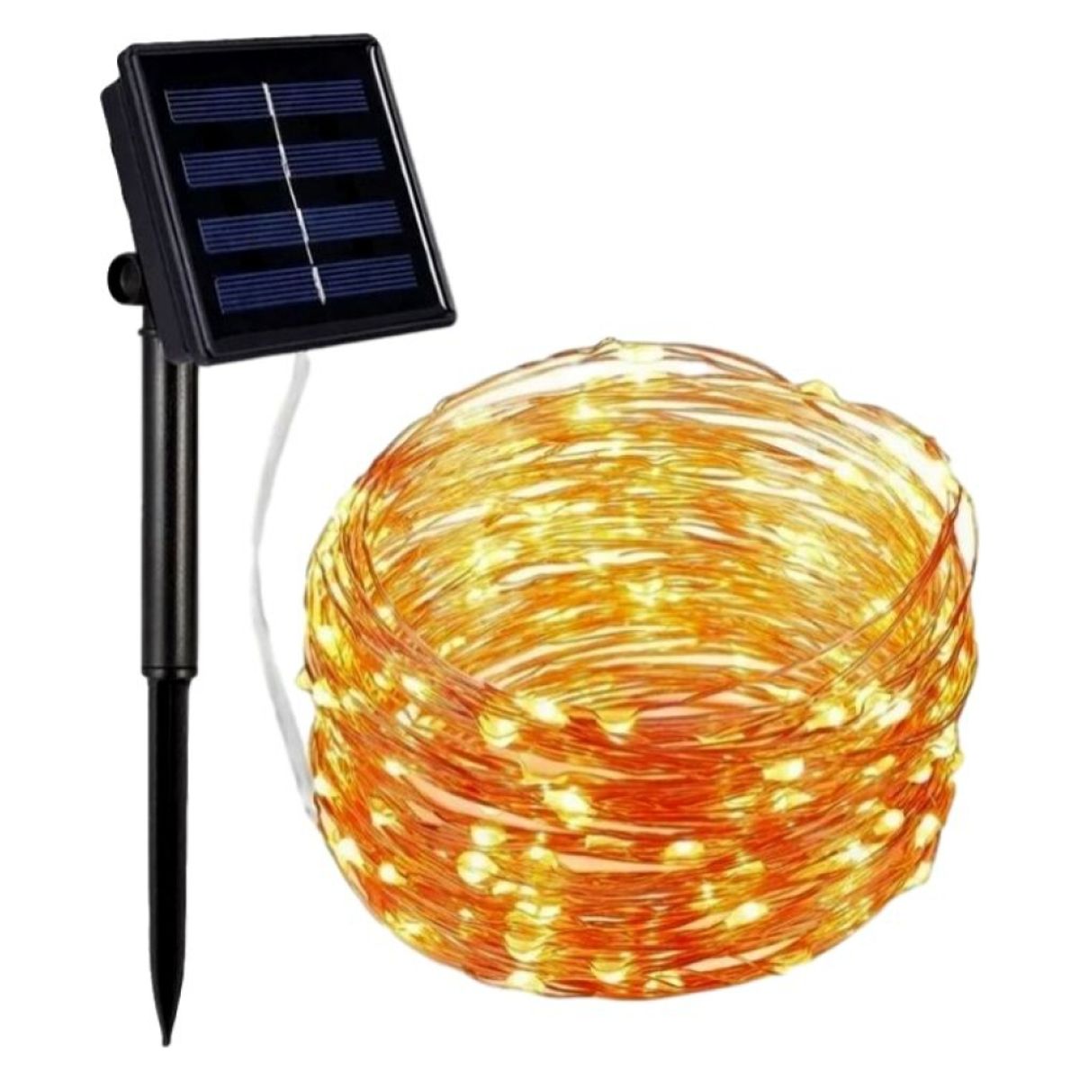 EL BARCO - Cadena Luces Led Cobre - Solar