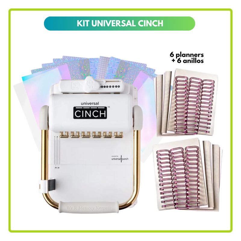 AMERICAN CRAFTS - Encuadernadora UNIVERSAL CINCH + INSUMOS 11