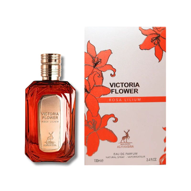 MAISON ALHAMBRA - Perfume Maison Alhambra Victoria Flower Rosa Lilium EDP 100 ml Mujer