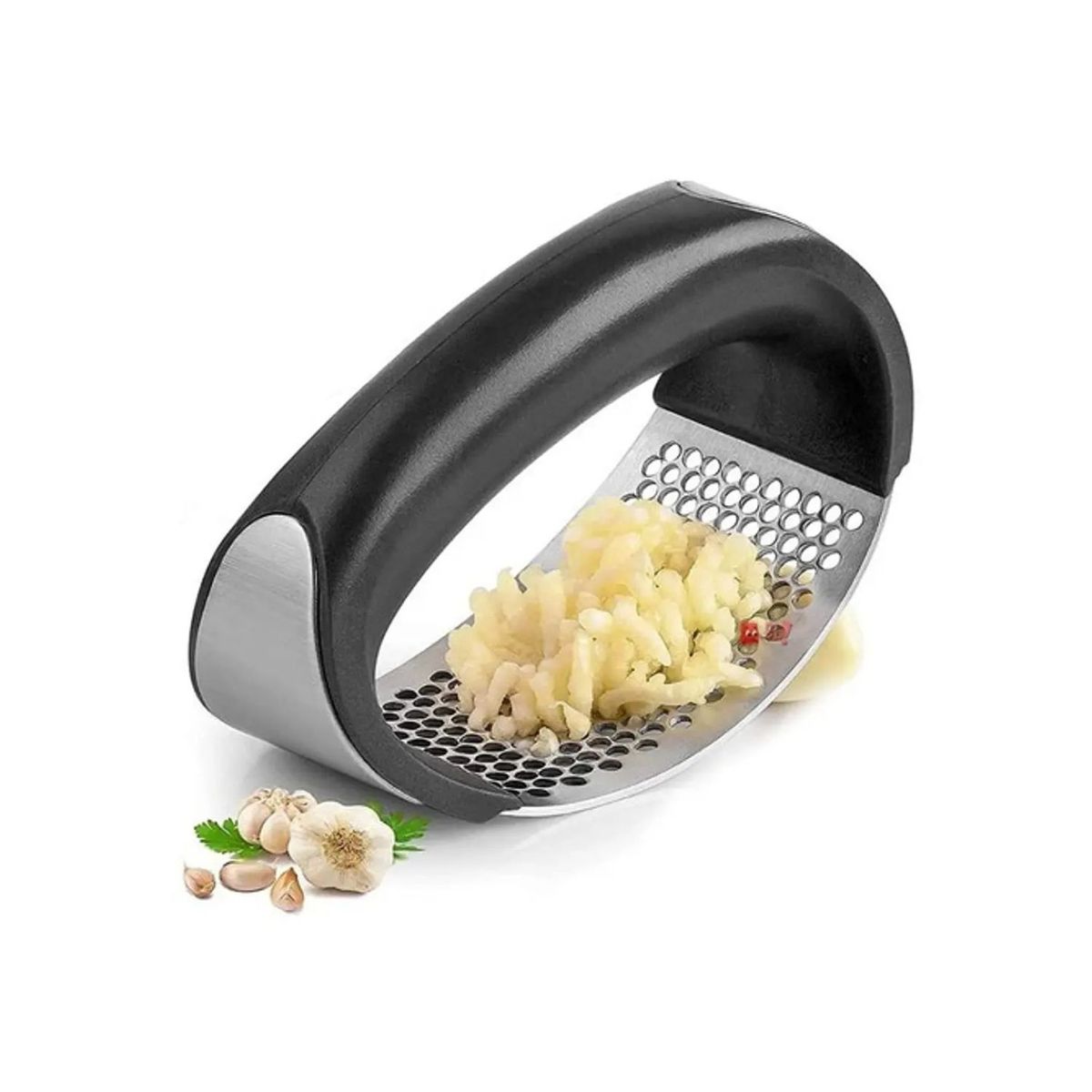 DOMA - Moledor Triturador De Ajo Manual Acero Inoxidable - Ps