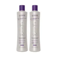 DIVINE PROFESSIONAL - Kit Home Care Shampoo + Acondicionador 300 ml cu Divine Pro
