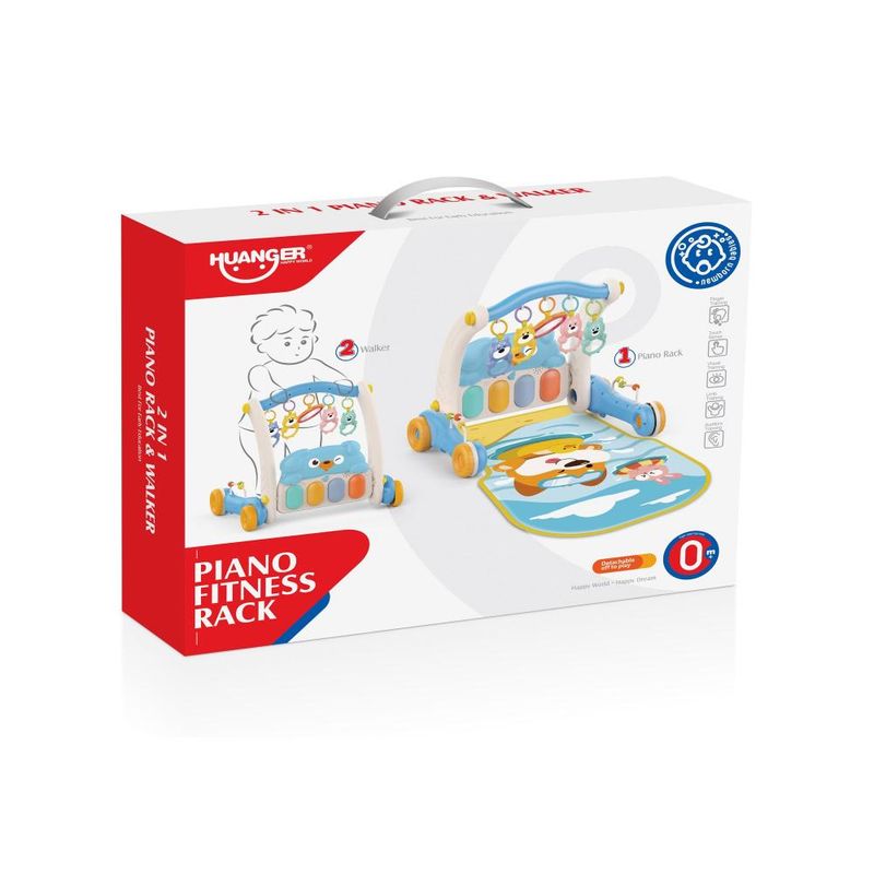 HUANGER - Gimnasio y Andador Infantil Celeste - Huanger