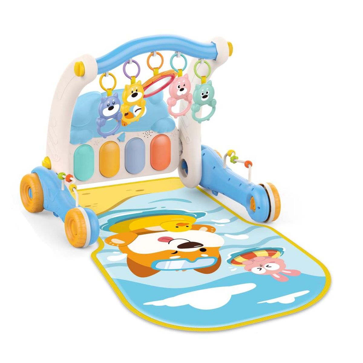 HUANGER - Gimnasio y Andador Infantil Celeste - Huanger