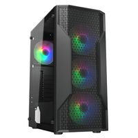 Gabinete - MX110 RGB - SFuente - ATX - Negro
