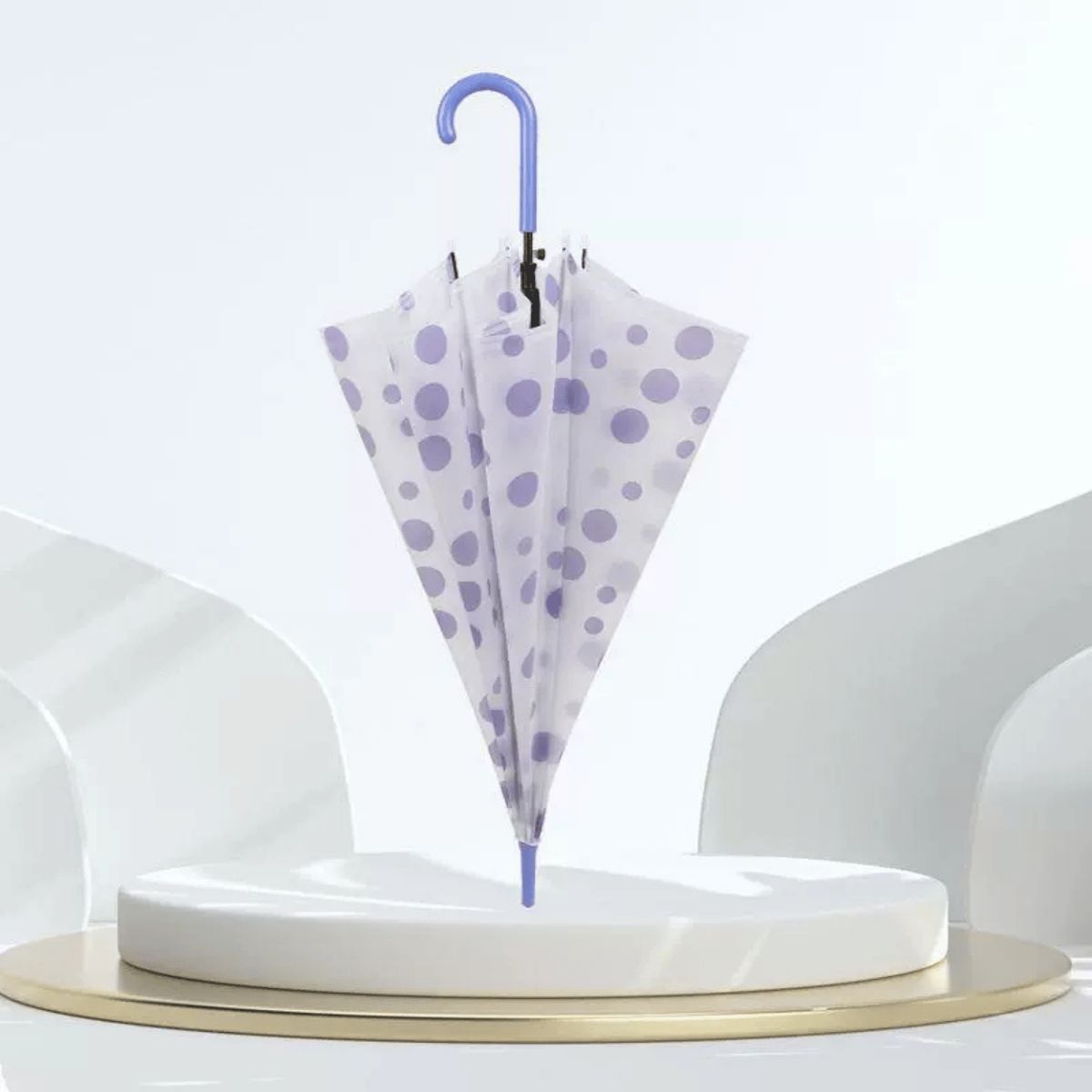 HOMESTAR - Paragua Transparente Polka-Dot