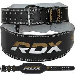RDX - Cinturón de cuero para gimnasio de 6 pulgadas Talla L