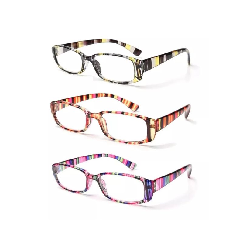 JM - Lente Lectura 2.50 Amarillo Anteojos Graduados Presbicia Ópticos