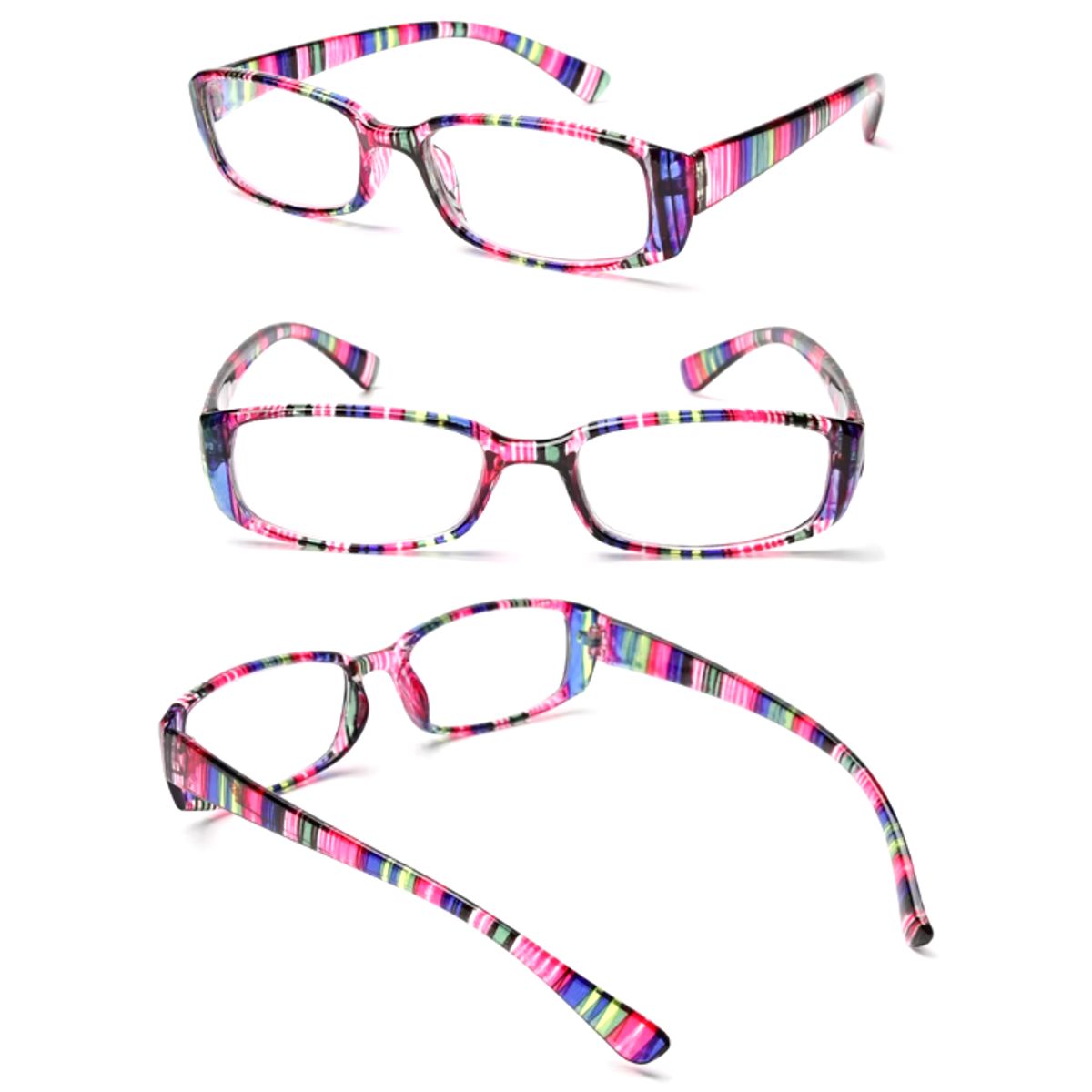 JM - Lente Lectura 2.00 Rosado Presbicia Anteojos Graduados Ópticos