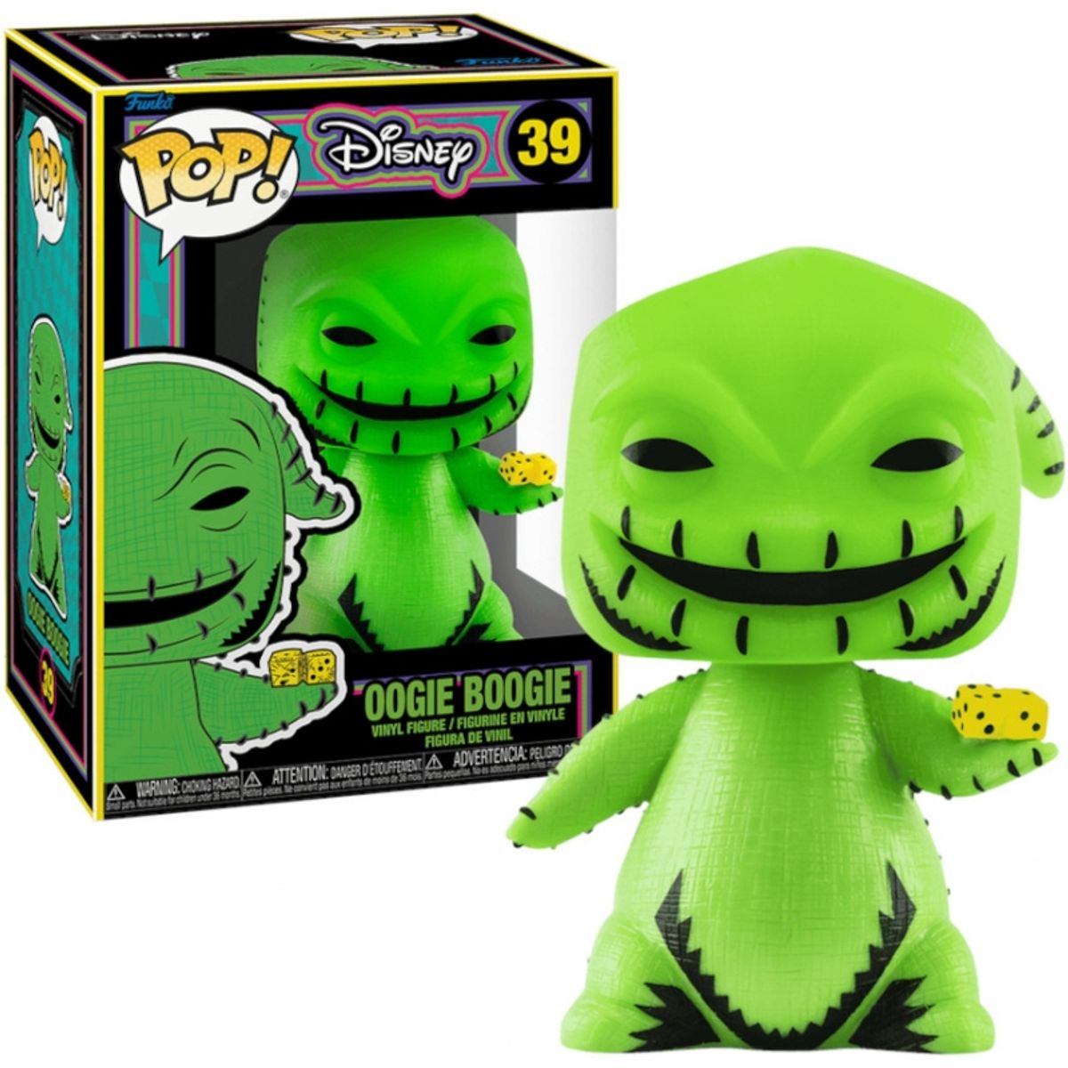 FUNKO - FUNKO 63962 POP DISNEY THE NIGHTMARE BEFORE CHRISTMAS BLKLT