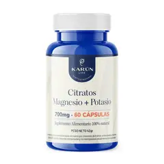 KARUNLIFE - KARUN CITRATOS MAGNESIO + POTASIO 60 CAPS