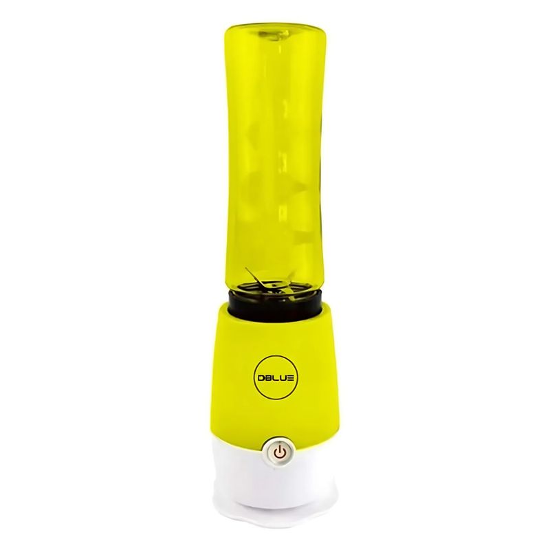 DBLUE - Licuadora Batidora Personal Batidos 500ml Amarillo - Ps